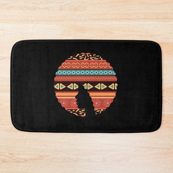 Item preview, Afro Hair Woman with African Pattern, Black History  designed and sold by Logiamerch.