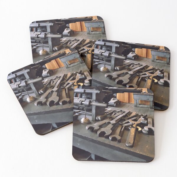 Item preview, Wrenches and Oil Can in Machine Shop designed and sold by Susan Savad.