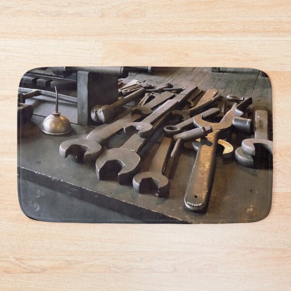 Item preview, Wrenches and Oil Can in Machine Shop designed and sold by Susan Savad.