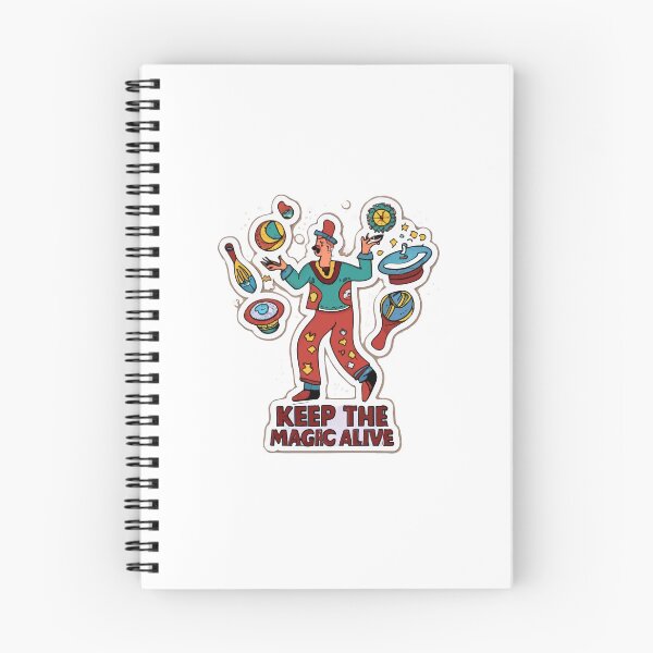 Item preview, Keep the Magic Alive Juggler Sticker designed and sold by NiftyWrx.