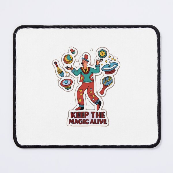 Item preview, Keep the Magic Alive Juggler Sticker designed and sold by NiftyWrx.