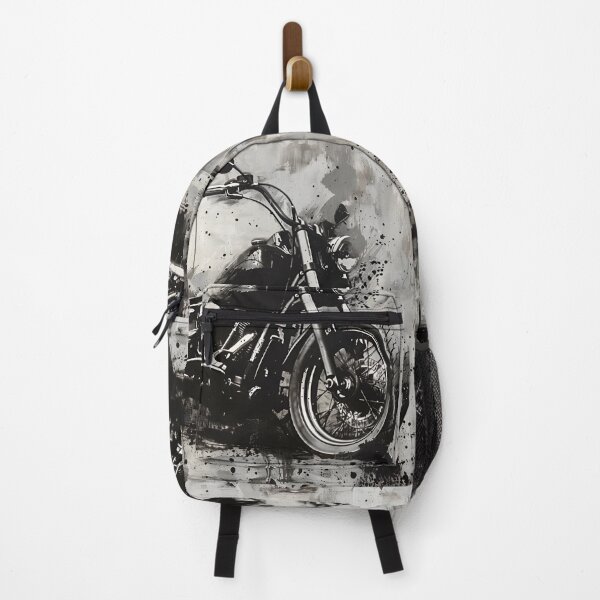 Item preview, Charcoal sketch of a motorcycle chopper designed and sold by dcrc.