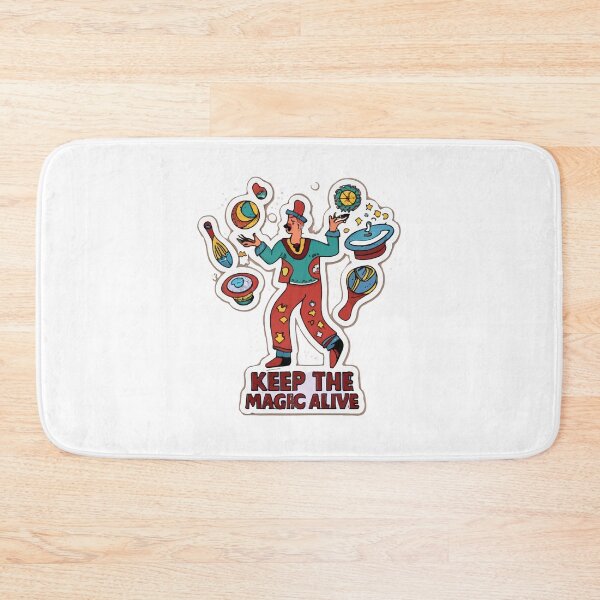 Item preview, Keep the Magic Alive Juggler Sticker designed and sold by NiftyWrx.