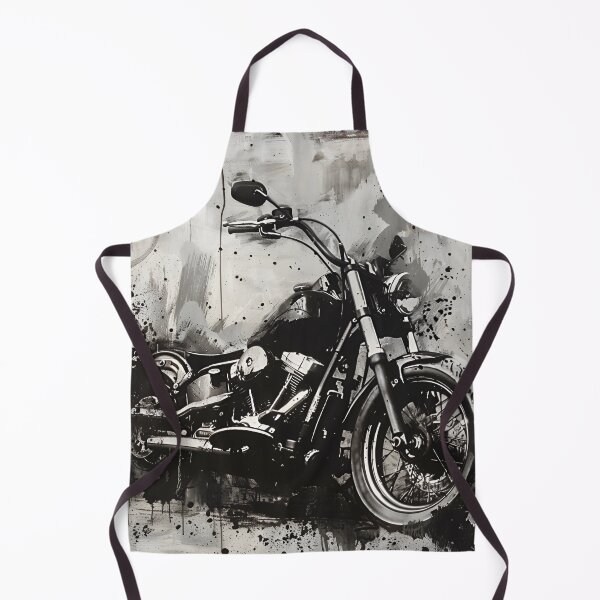 Item preview, Charcoal sketch of a motorcycle chopper designed and sold by dcrc.