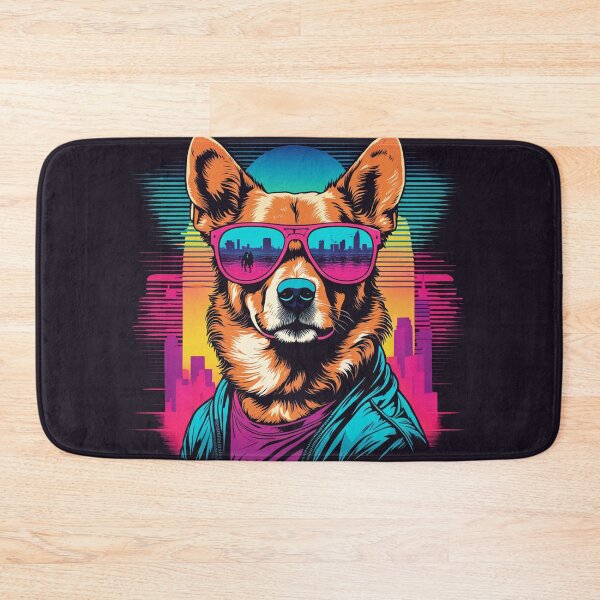 Item preview, When your little dog embodies the 'cool' spirit on four paws. designed and sold by Pulsant  Paintings.