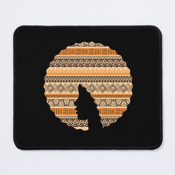 Item preview, Afro Hair Woman with African Pattern, Black History  designed and sold by Logiamerch.