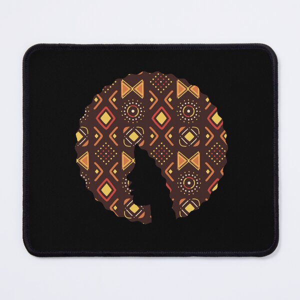 Item preview, Afro Hair Woman with African Pattern, Black History  designed and sold by Logiamerch.