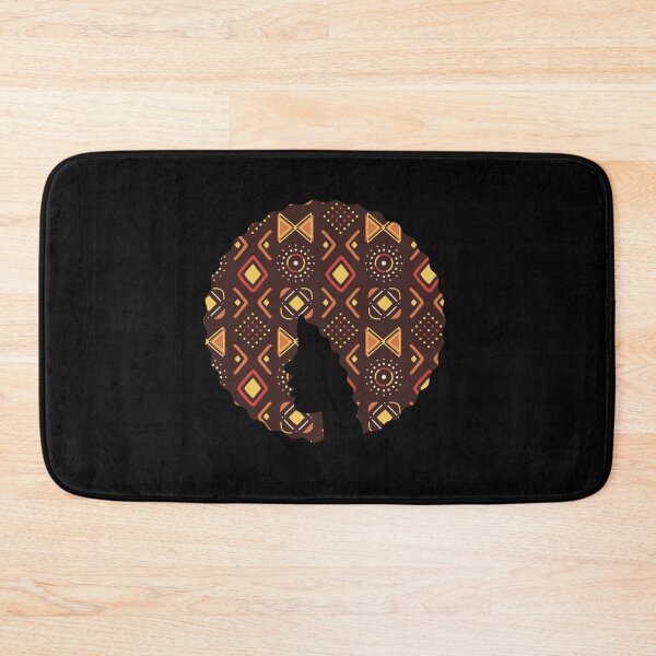 Item preview, Afro Hair Woman with African Pattern, Black History  designed and sold by Logiamerch.
