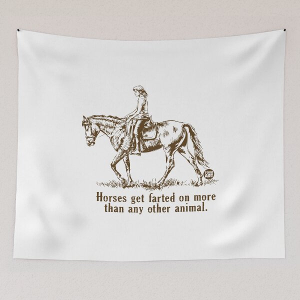 Item preview, HORSES GET FARTED ON designed and sold by TODD GOLDMAN.