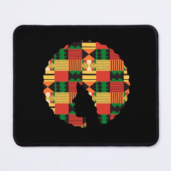 Item preview, Afro Hair Woman with African Pattern, Black History designed and sold by Logiamerch.