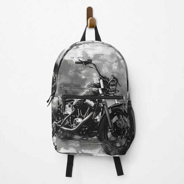 Item preview, charcoal sketch of a motorcycle chopper designed and sold by dcrc.