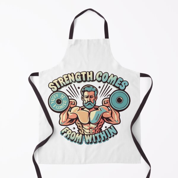 Item preview, Retro Strongman Motivational Quote Design designed and sold by NiftyWrx.