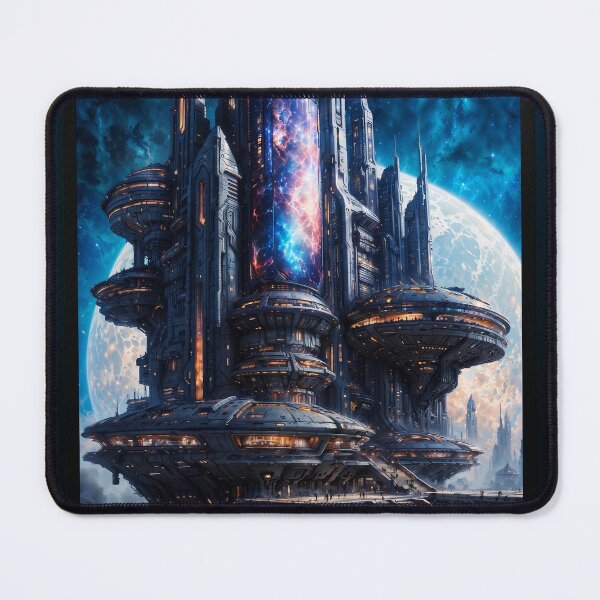Item preview, The Klorian Metropolis Mesmerizing AI Concept Sci-Fi Art by Xzendor7 designed and sold by Xzendor7 Digital Art Creations.