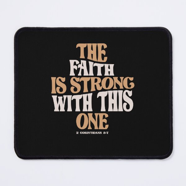 Item preview, Faith Strength 2 Corinthians 5:7 Christian Quote designed and sold by cidolopez.