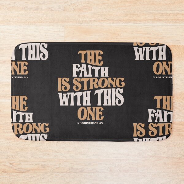 Item preview, Faith Strength 2 Corinthians 5:7 Christian Quote designed and sold by cidolopez.