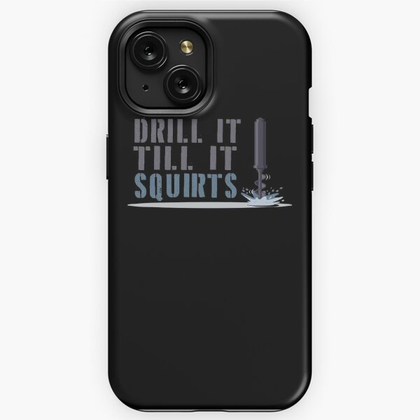 Drill It Till It Squirts - Funny Ice Fishing T-shirt Funny Tee