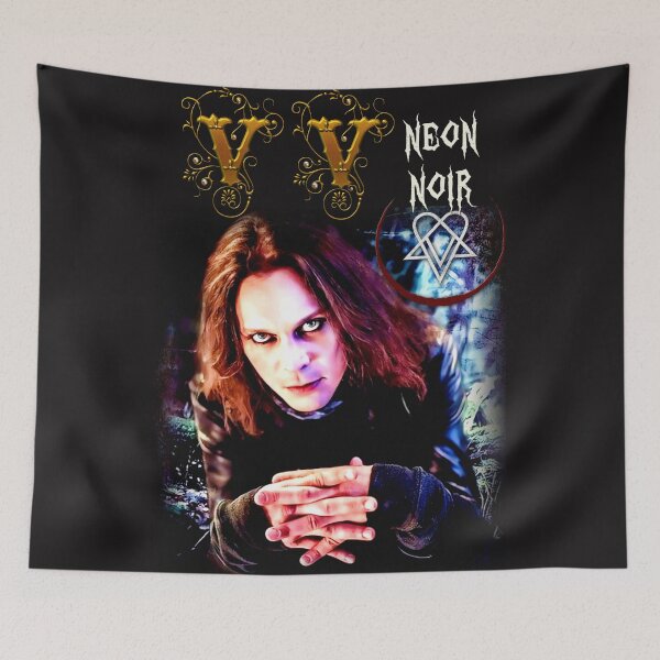 Item preview, Ville Valo Neon Noir designed and sold by MusicVibesTee.