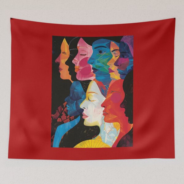 Item preview, International Women's Day Bold Blossoms of Empowerment- Women's Day Abstract Expressionism designed and sold by OlfactoART Studio.