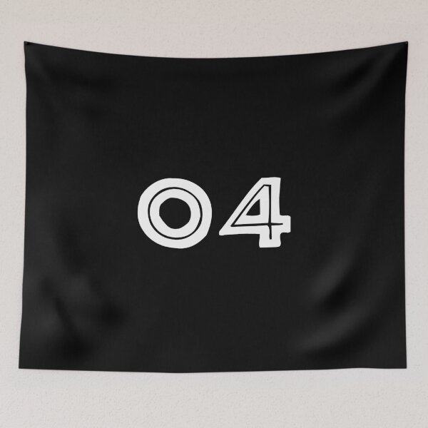 Item preview, 04, four, white, tribal, african designed and sold by Numbers-Art.