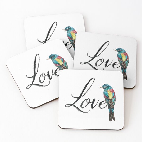 Item preview, Love colourful  bird designed and sold by VenusArt06.
