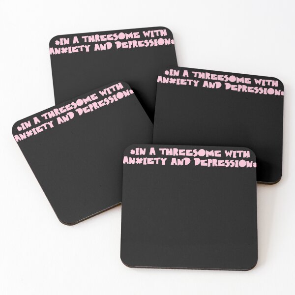 Item preview, in a threesome with anxiety and depression designed and sold by BritySpear.