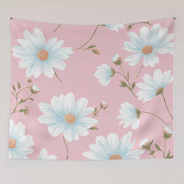 Item preview, Pink White Flower Pattern Spring Aesthetic Marguerite Blasingame Jan Berenstain designed and sold by SMARTKIT  DESIGNAGENCY.