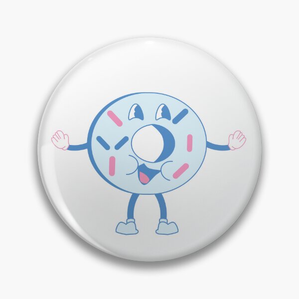 Item preview, Retro doughnut character designed and sold by TheOneTrueDoggo.