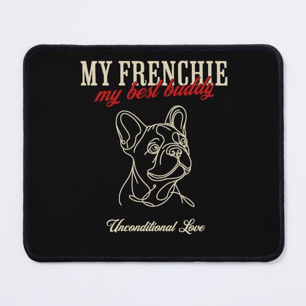 Item preview, Cute French bulldog monoline black, cute pet, Frenchie lovers or owners, dog lovers designed and sold by Collagedream.