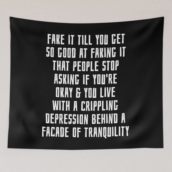 Item preview, fake it till you get so good at faking it the people stop asking if you're okay designed and sold by BritySpear.