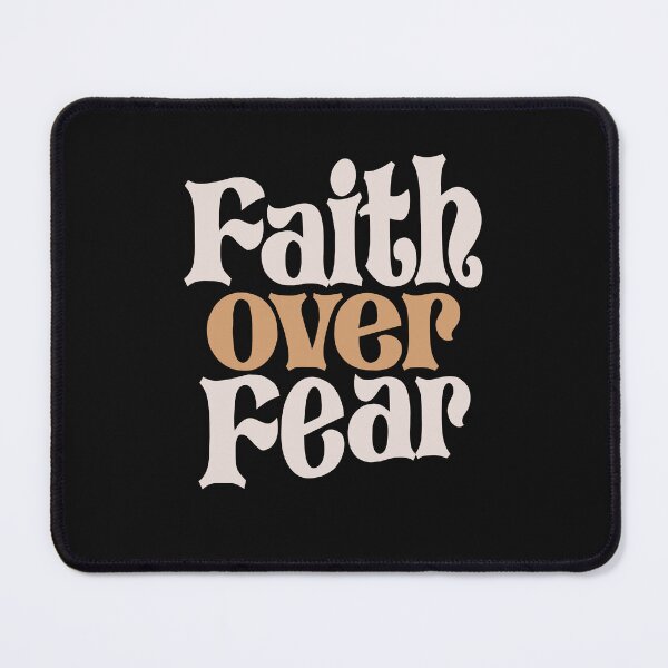 Item preview, Faith Over Fear - Inspiring Christian Quote designed and sold by cidolopez.