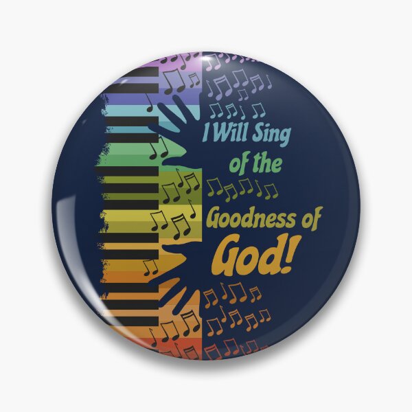 Item preview, I Will Sing of the Goodness of God piano keys music designed and sold by No1Equestrian.