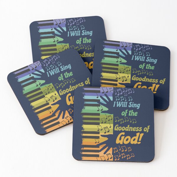 Item preview, I Will Sing of the Goodness of God piano keys music designed and sold by No1Equestrian.