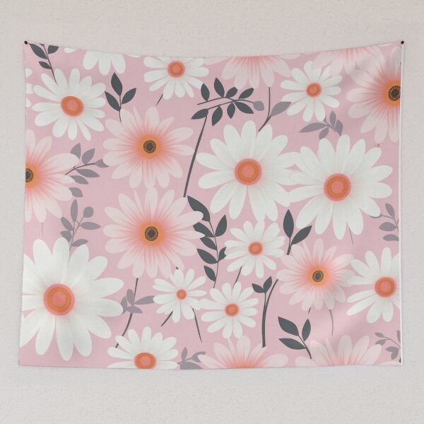 Item preview, Pink White Flower Pattern Spring Aesthetic Marguerite Blasingame Jan Berenstain designed and sold by SMARTKIT  DESIGNAGENCY.