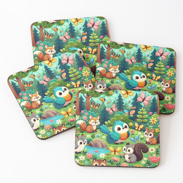 Item preview, Cute Creatures of the Forest Inspired Design designed and sold by GPrint001.
