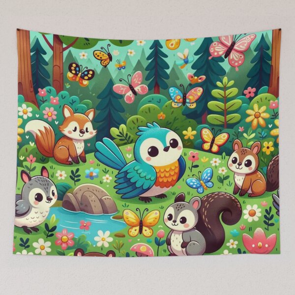 Item preview, Cute Creatures of the Forest Inspired Design designed and sold by GPrint001.