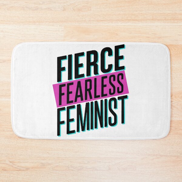 Item preview, Fierce, Fearless, Feminist designed and sold by wickedsticker.