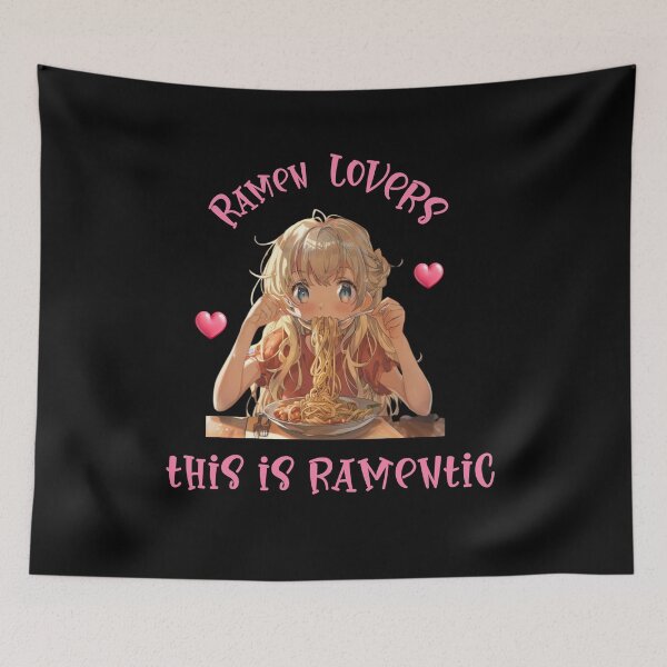 Item preview, Ramen Lovers Funny Girl Design Anime Spaghetti Girl designed and sold by LovelyHappyGift.