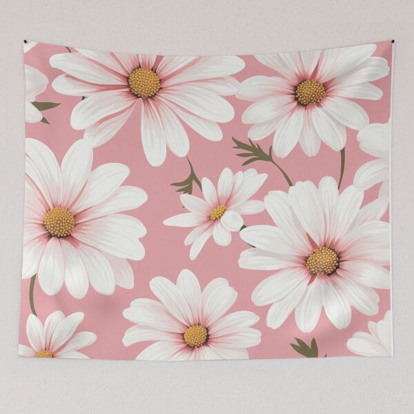 Item preview, Pink White Flower Pattern Spring Aesthetic Marguerite Blasingame Jan Berenstain designed and sold by SMARTKIT  DESIGNAGENCY.
