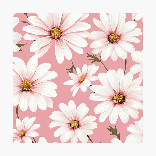 Item preview, Pink White Flower Pattern Spring Aesthetic Marguerite Blasingame Jan Berenstain designed and sold by SMARTKIT  DESIGNAGENCY.