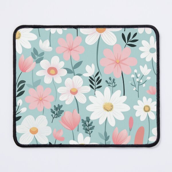 Item preview, Pink White Flower Pattern Spring Aesthetic Marguerite Blasingame Jan Berenstain designed and sold by SMARTKIT DESIGNAGENCY.