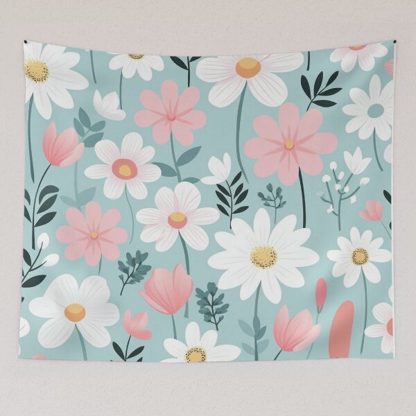 Item preview, Pink White Flower Pattern Spring Aesthetic Marguerite Blasingame Jan Berenstain designed and sold by SMARTKIT  DESIGNAGENCY.