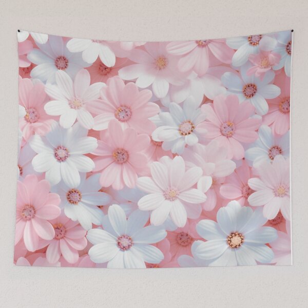 Item preview, Pink White Flower Pattern Spring Aesthetic Marguerite Blasingame Jan Berenstain designed and sold by SMARTKIT  DESIGNAGENCY.