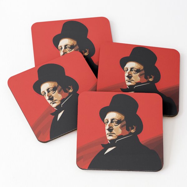 Item preview, Gioachino Rossini | Red minimalism designed and sold by ComicsFactory.