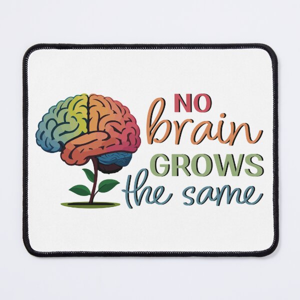 Item preview, No Brain Grows the Same designed and sold by Kay Saunders.