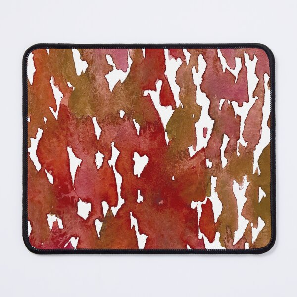 Item preview, Red Evergreens Watercolor Retro Art designed and sold by AgelessCreative.
