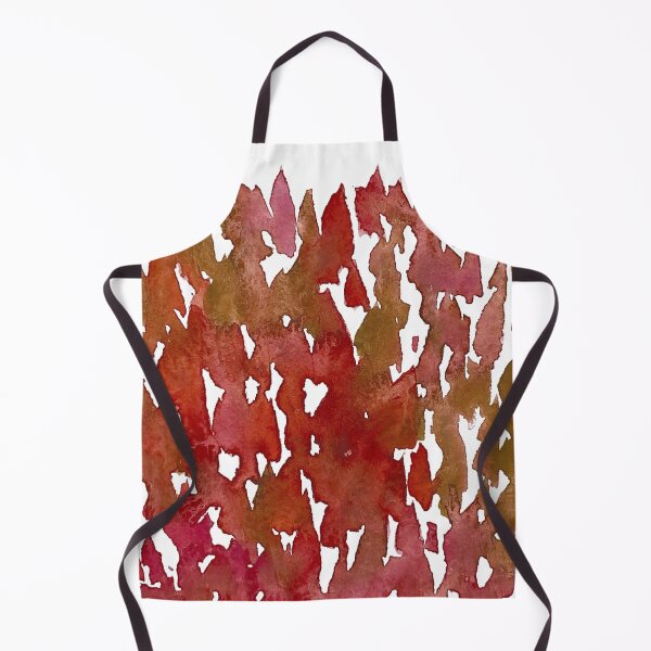 Item preview, Red Evergreens Watercolor Retro Art designed and sold by AgelessCreative.