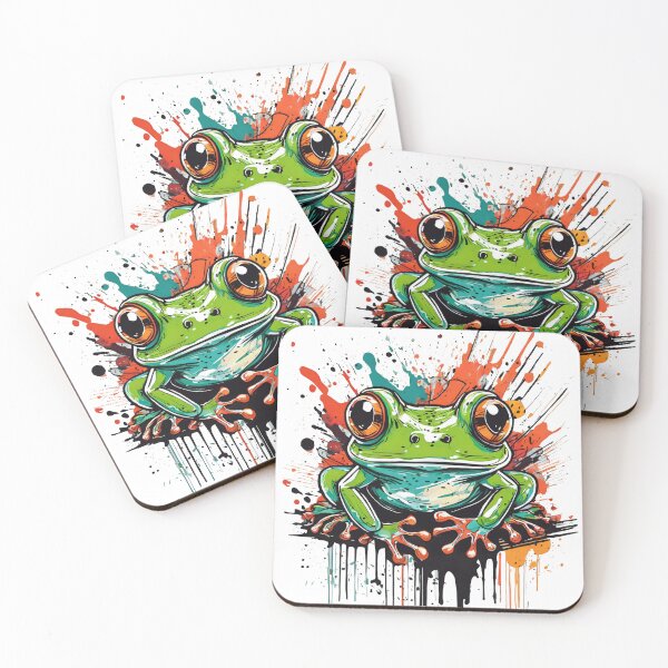 Item preview, Cute Frog painting designed and sold by drawbey.