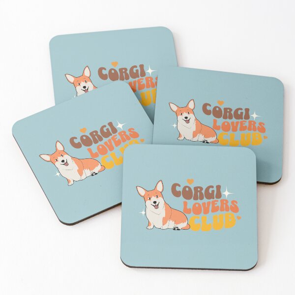 Item preview, Corgi Lovers Club Retro Style designed and sold by PG Illustration.