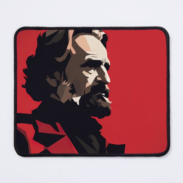 Aperçu de l'œuvre Giuseppe Verdi | Minimalisme rouge créée et vendue par ComicsFactory.