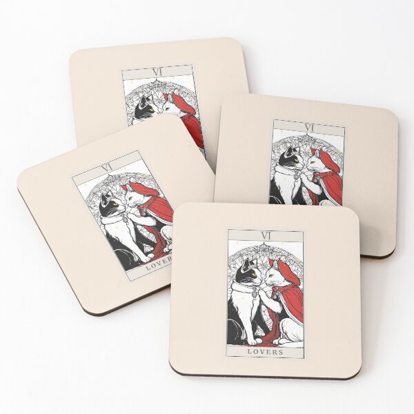 Item preview, Feline Love Tarot Card designed and sold by NuyaPrints.